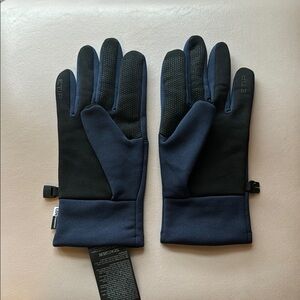 The North Face Etip Gloves - Black and Blue